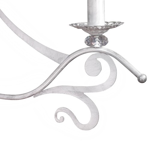 Люстра подвесная 5 рожковая хрусталь белая S3143-5